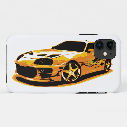 Paul Walker's Supra Case-Mate iPhone Case (Achterkant (horizontaal))
