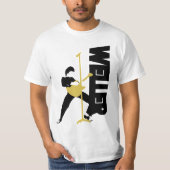 Paul Weller van het Jam minimalistische T-shirt (Voorkant)