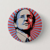 Paul Wellstone Ronde Button 5,7 Cm (Voorkant)
