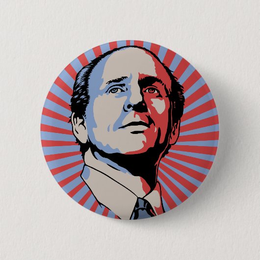 Paul Wellstone Ronde Button 5,7 Cm (Voorkant)