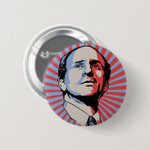 Paul Wellstone Ronde Button 5,7 Cm (Voorkant /achterkant)
