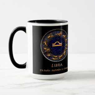 Paul Whitehead Astrological Libra Coffee Mok