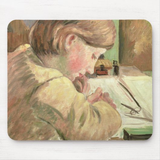 Paul Writing, c.1894 (olie op canvas) Muismat (Voorkant)