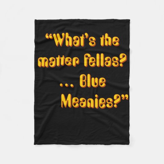 Paul Yellow Submarine Character Quote - Wat is het Fleece Deken (Voorkant)