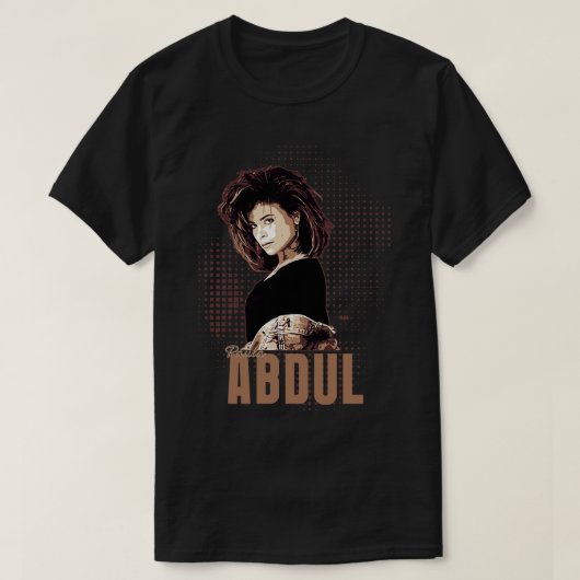 Paula Abdul 80s T-shirt (Design voorkant)