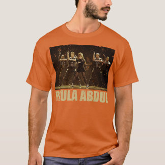 Paula Abdul met de danseres T-shirt
