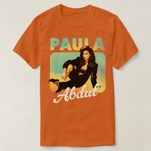 Paula Abdul Retro Vintage T-shirt (Design voorkant)