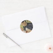 Paula Becker- Moeder van Paula Becker die borstvoe Ronde Sticker (Envelop)