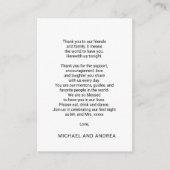 Paula Bedankkaart Ontvangstkaart Informatiekaartje (Voorkant)