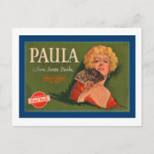 Paula Brand uit Santa Paula Briefkaart (Voorkant)