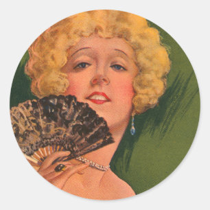 Paula Brand uit Santa Paula Ronde Sticker