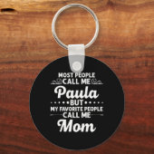 Paula Cadeau Naam Grappige Moederdag Gepersonalise Sleutelhanger (Voorkant)