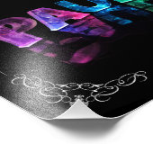 Paula - De naam Paula in 3D-lichten (foto) Foto Afdruk (Hoek)