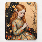 PAULA ~ Elegant meisje ~ Mousepad Muismat (Voorkant)