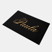 Paula gold Design Lettering Türmatte Deurmat (Schuin)
