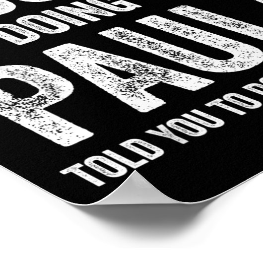 Paula If At First You Don't Succeed Try Doing What Poster (Hoek)