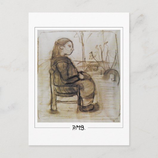 Paula Modersohn-Becker #105 - Fijne Kunst Briefkaart (Voorkant)