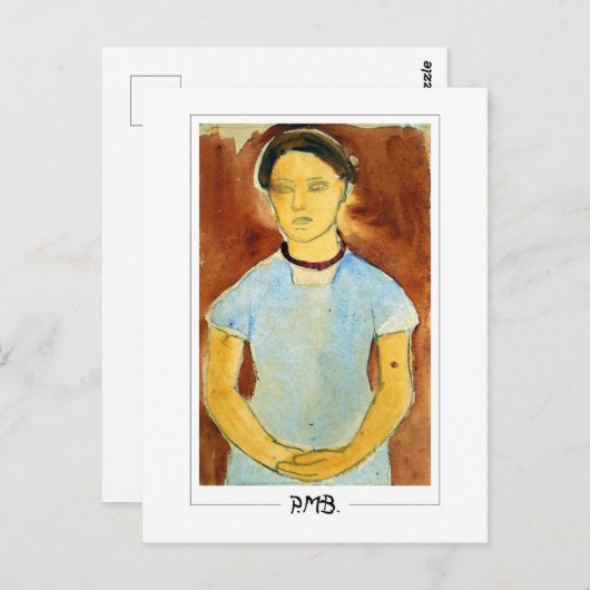 Paula Modersohn-Becker #108 - Fijne Kunst Briefkaart (Voorkant / Achterkant)