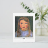 Paula Modersohn-Becker #128 - Kunst Briefkaart (Staand voorkant)