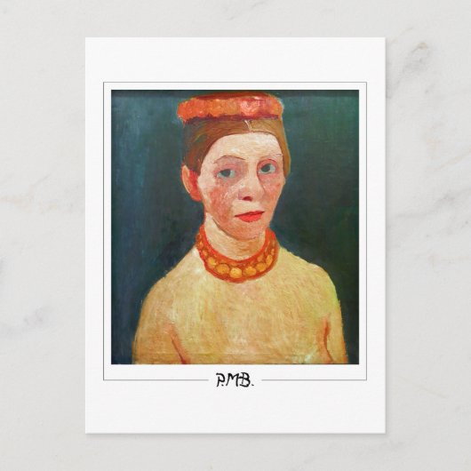 Paula Modersohn-Becker #134 - Fijne Kunst Briefkaart (Voorkant)