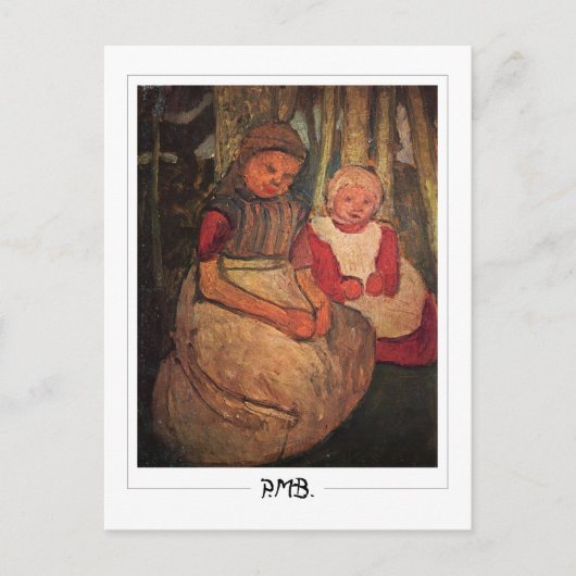 Paula Modersohn-Becker #140 - Fijne Kunst Briefkaart (Voorkant)