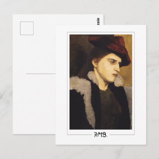 Paula Modersohn-Becker #144 - Fijne Kunst Briefkaart (Voorkant / Achterkant)