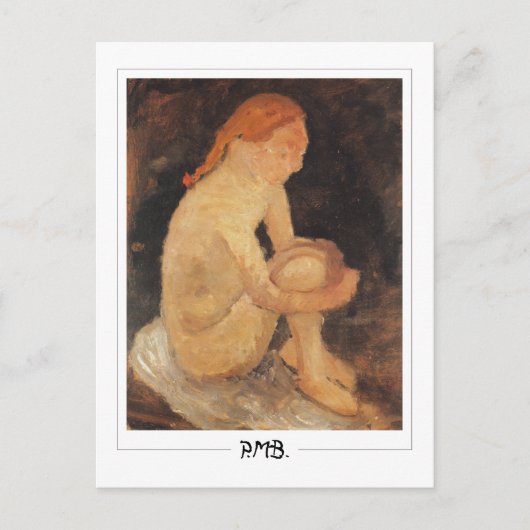 Paula Modersohn-Becker #161 - Fijne Kunst Briefkaart (Voorkant)