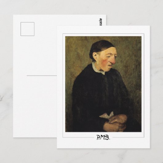 Paula Modersohn-Becker #174 - Fijne Kunst Briefkaart (Voorkant / Achterkant)