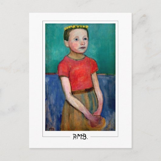 Paula Modersohn-Becker #176 - Fijne Kunst Briefkaart (Voorkant)
