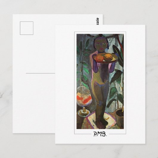 Paula Modersohn-Becker #181 - Fijne Kunst Briefkaart (Voorkant / Achterkant)