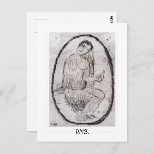 Paula Modersohn-Becker #187 - Fijne Kunst Briefkaart (Voorkant / Achterkant)