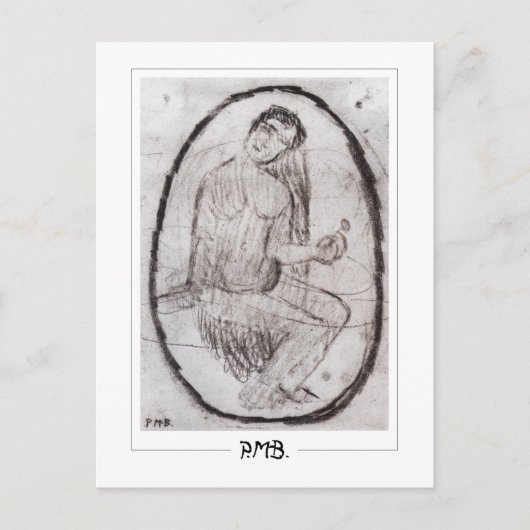 Paula Modersohn-Becker #187 - Fijne Kunst Briefkaart (Voorkant)