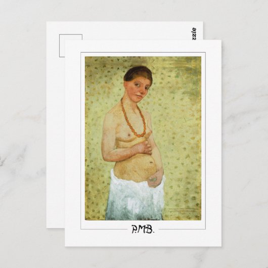 Paula Modersohn-Becker #1 - Fijne Kunst Briefkaart (Voorkant / Achterkant)