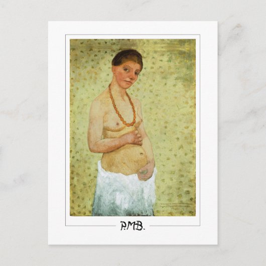 Paula Modersohn-Becker #1 - Fijne Kunst Briefkaart (Voorkant)