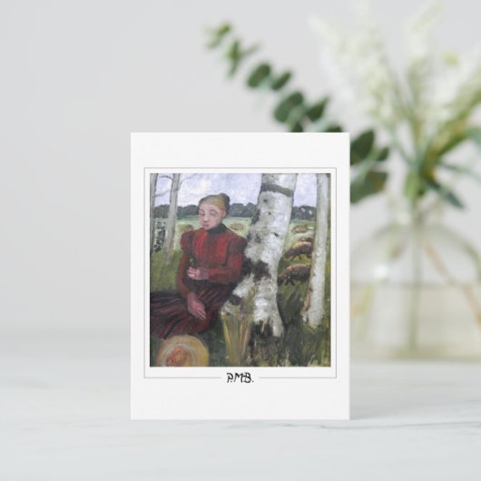 Paula Modersohn-Becker #39 - Fijne Kunst Briefkaart (Staand voorkant)