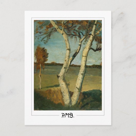 Paula Modersohn-Becker #3 - Kunst Briefkaart (Voorkant)