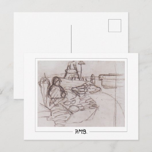 Paula Modersohn-Becker #40 - Kunstkunst Briefkaart (Voorkant / Achterkant)