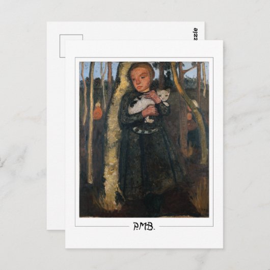 Paula Modersohn-Becker #4 - Fijne Kunst Briefkaart (Voorkant / Achterkant)