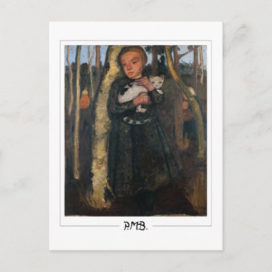 Paula Modersohn-Becker #4 - Kunst Briefkaart (Voorkant)