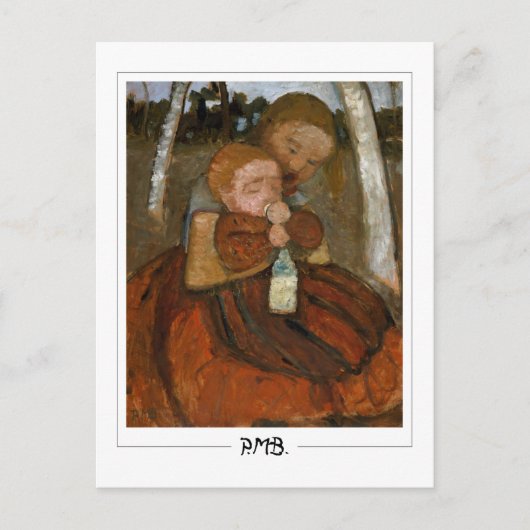 Paula Modersohn-Becker #5 - Kunst Briefkaart (Voorkant)