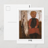 Paula Modersohn-Becker #7 - Fijne Kunst Briefkaart (Voorkant / Achterkant)