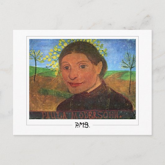 Paula Modersohn-Becker #92 - Fijne Kunst Briefkaart (Voorkant)