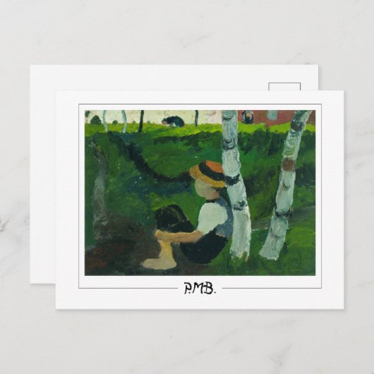 Paula Modersohn-Becker #9 - Fijne Kunst Briefkaart (Voorkant / Achterkant)