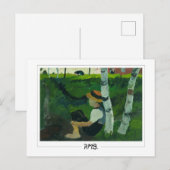 Paula Modersohn-Becker #9 - Kunst Briefkaart (Voorkant / Achterkant)