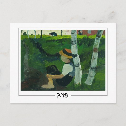 Paula Modersohn-Becker #9 - Kunst Briefkaart (Voorkant)