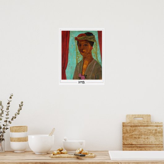 Paula Modersohn-Becker Zedign Art Poster #10 (Keuken)