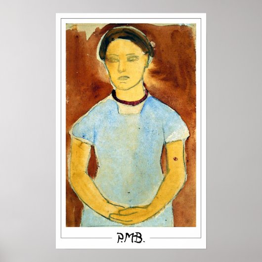 Paula Modersohn-Becker Zedign Art Poster #108 (Voorkant)