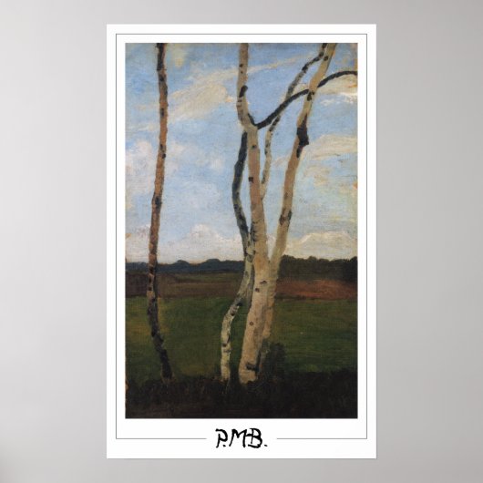 Paula Modersohn-Becker Zedign Art Poster #113 (Voorkant)