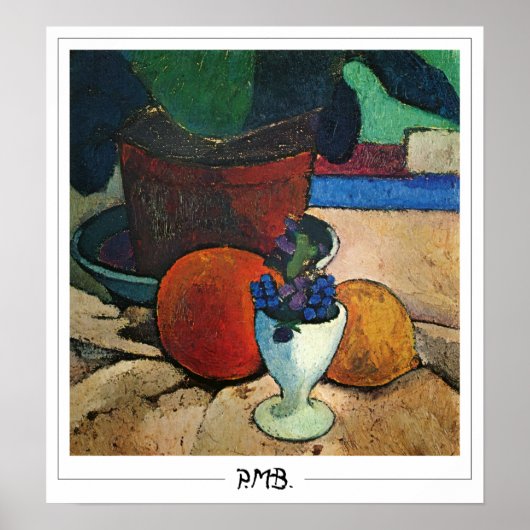 Paula Modersohn-Becker Zedign Art Poster #124 (Voorkant)