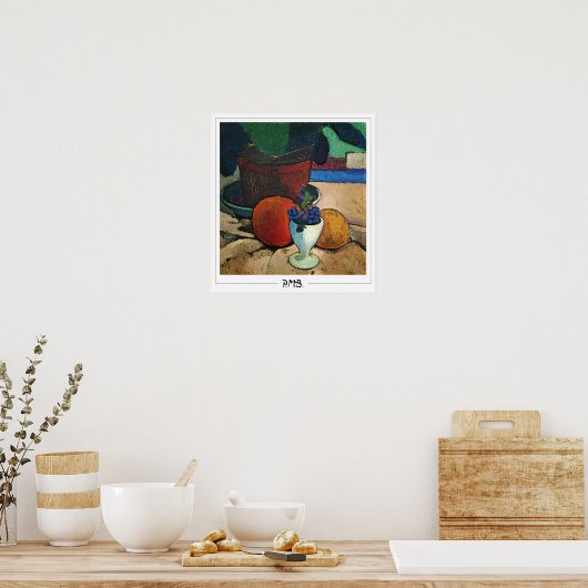 Paula Modersohn-Becker Zedign Art Poster #124 (Keuken)